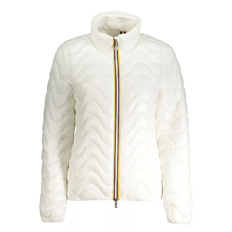 K-WAY White Polyamide Jackets & Coat