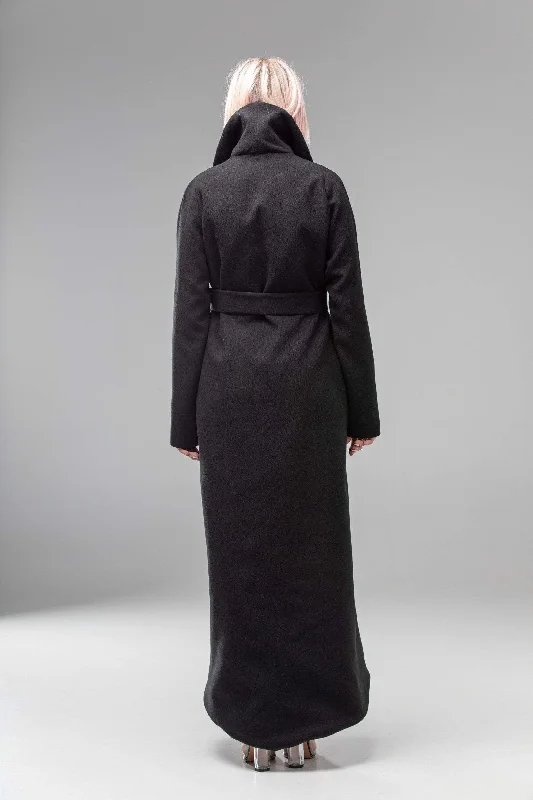 Winter Belted Maxi Coat