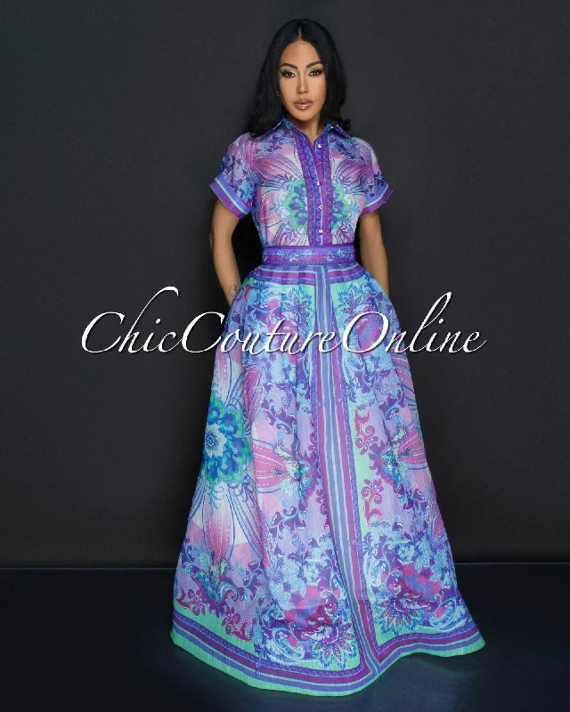 aramis-purple-multi-color-flower-top-maxi-skirt-set