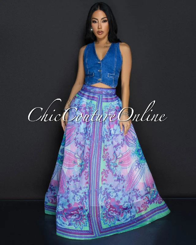 aramis-purple-multi-color-flower-top-maxi-skirt-set