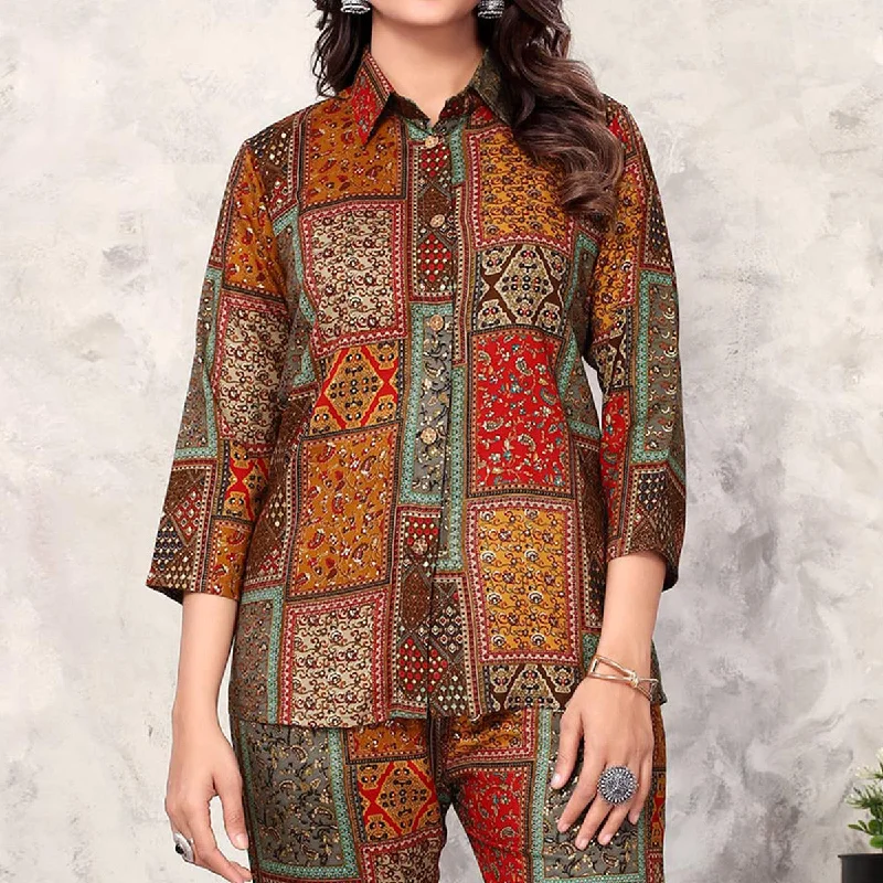 brown-floral-printed-rayon-co-ord-set