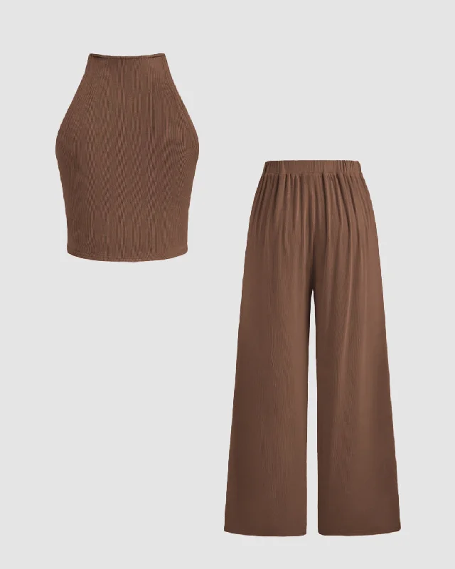 crop-tank-top-wide-leg-pants-brown-set