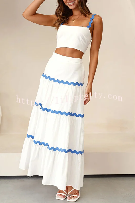 island-beauty-wave-trim-patchwork-crop-tank-and-elastic-waist-skirt-set