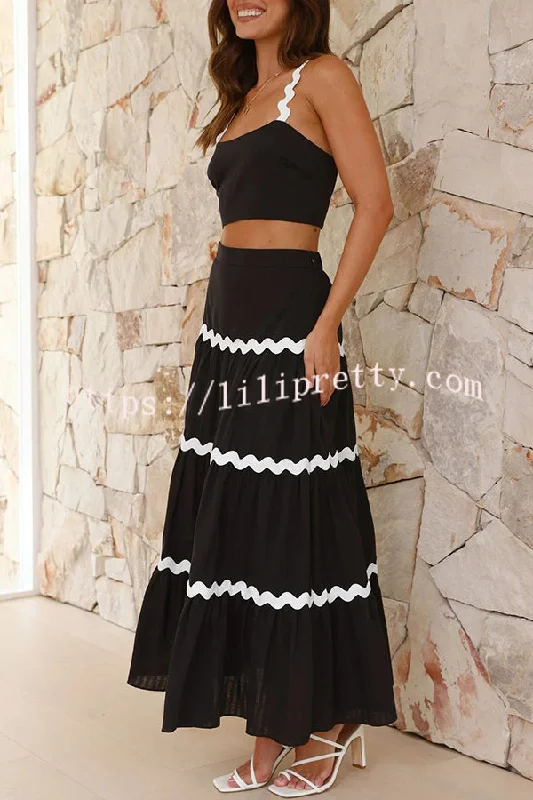 island-beauty-wave-trim-patchwork-crop-tank-and-elastic-waist-skirt-set