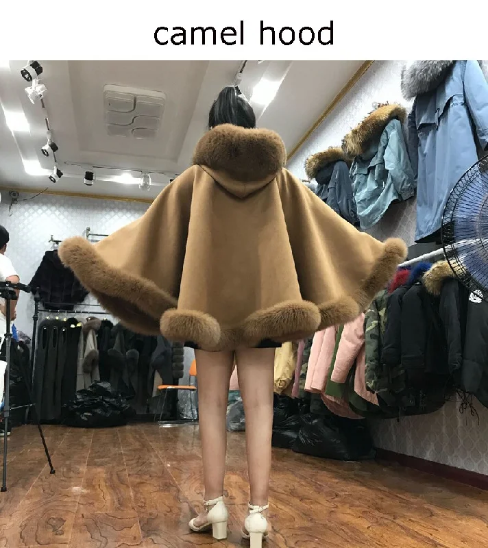 camel hood / one size