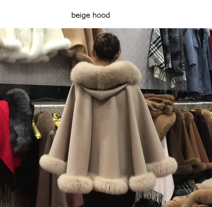 beige hood / one size