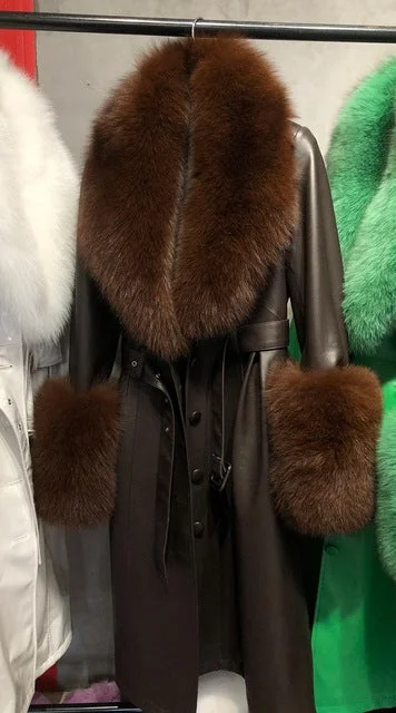 Chocolate Fox Fur / S