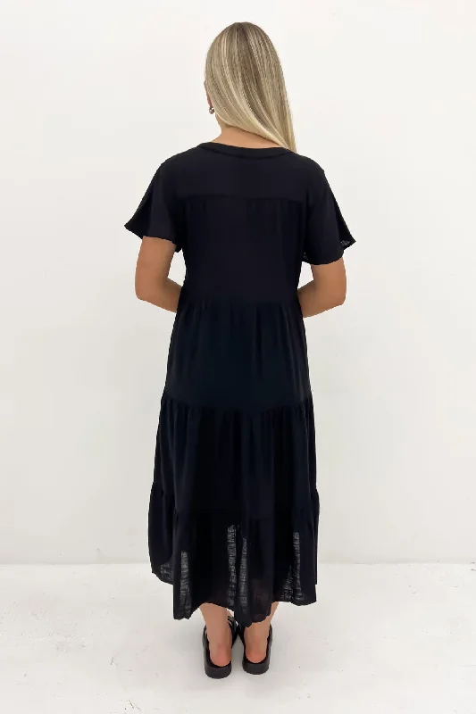 Alorah Midi Dress Black