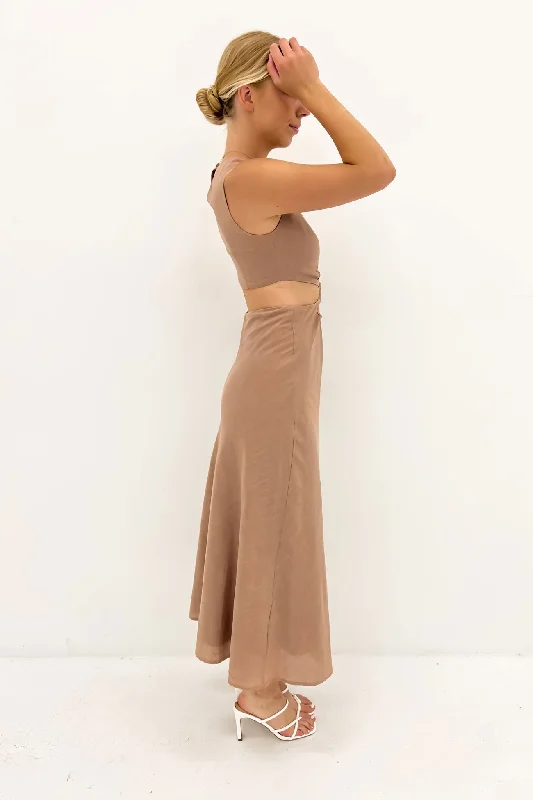 Asha Maxi Dress Nude