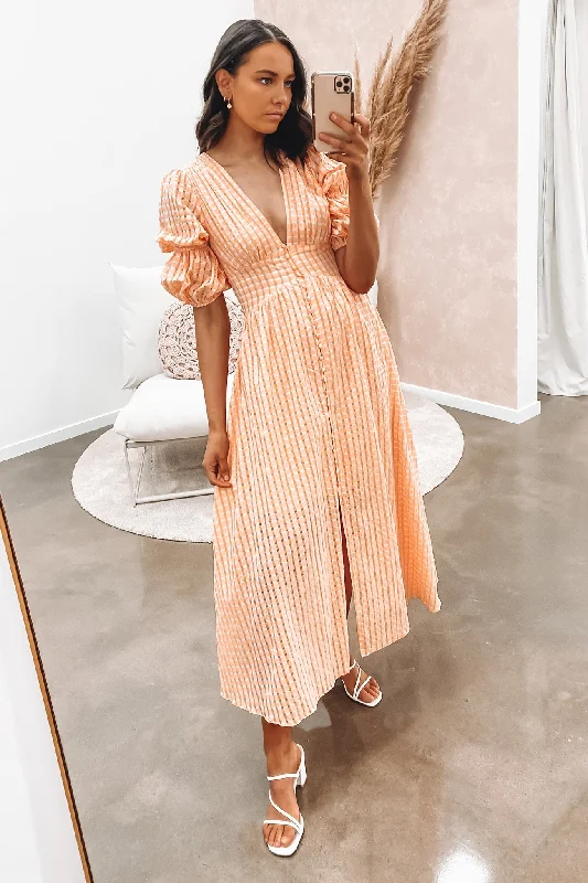 Kenzi Maxi Dress Orange