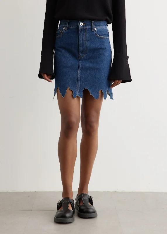 Lasercut Mini Skirt