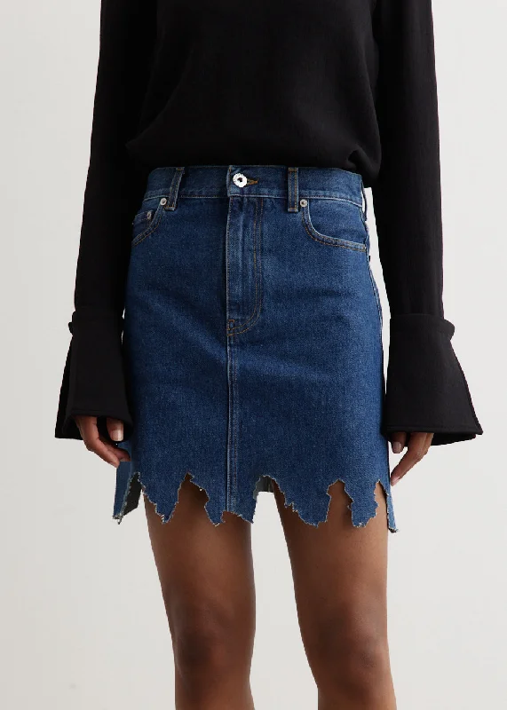 Lasercut Mini Skirt