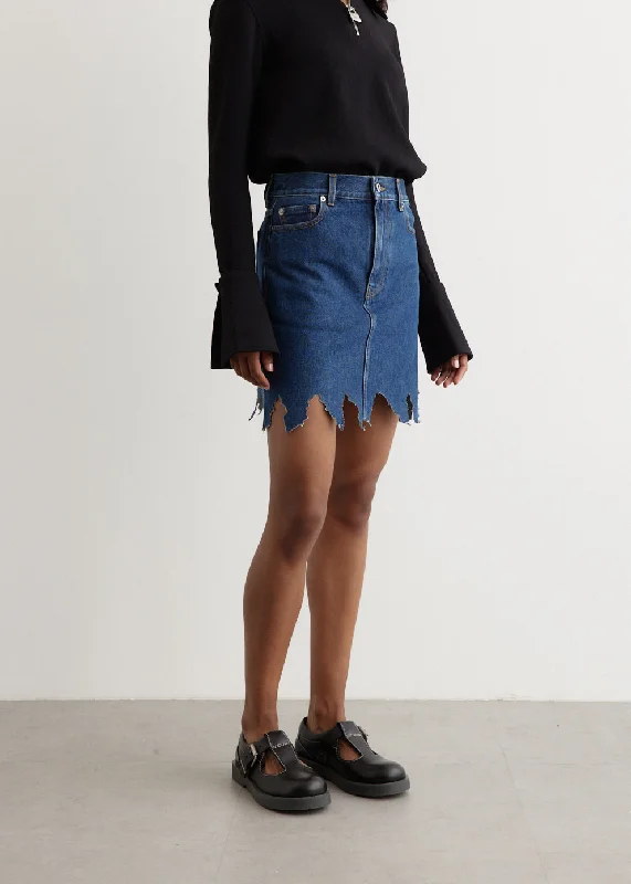 Lasercut Mini Skirt