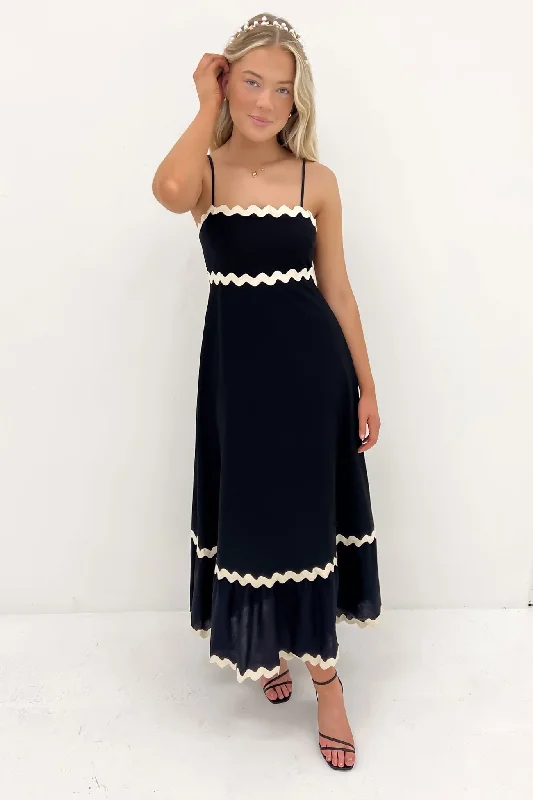 Norah Maxi Dress Black