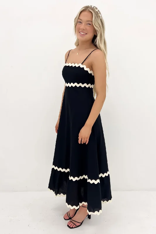 Norah Maxi Dress Black