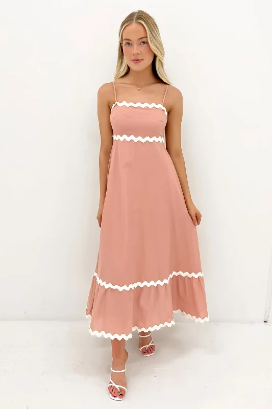 Norah Maxi Dress Blush