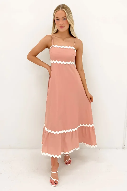 Norah Maxi Dress Blush