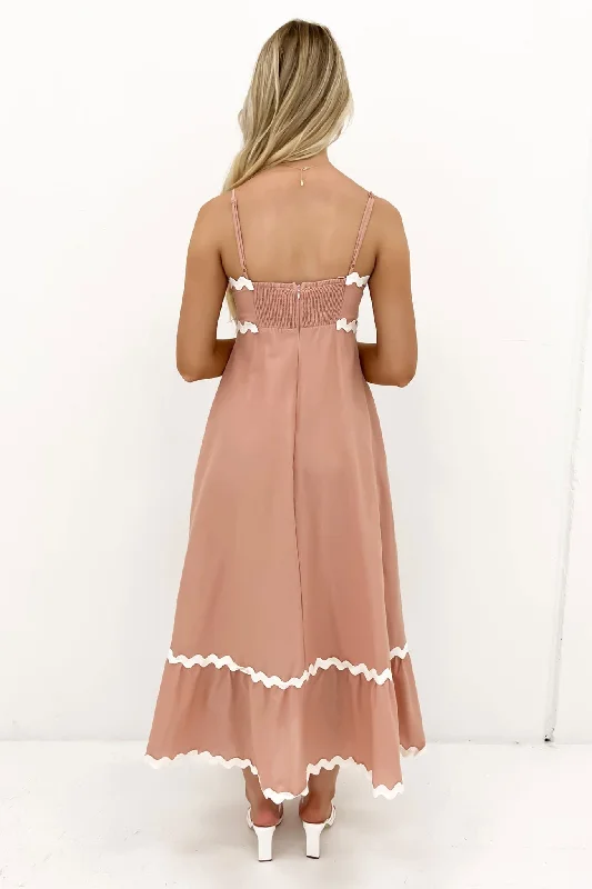 Norah Maxi Dress Blush