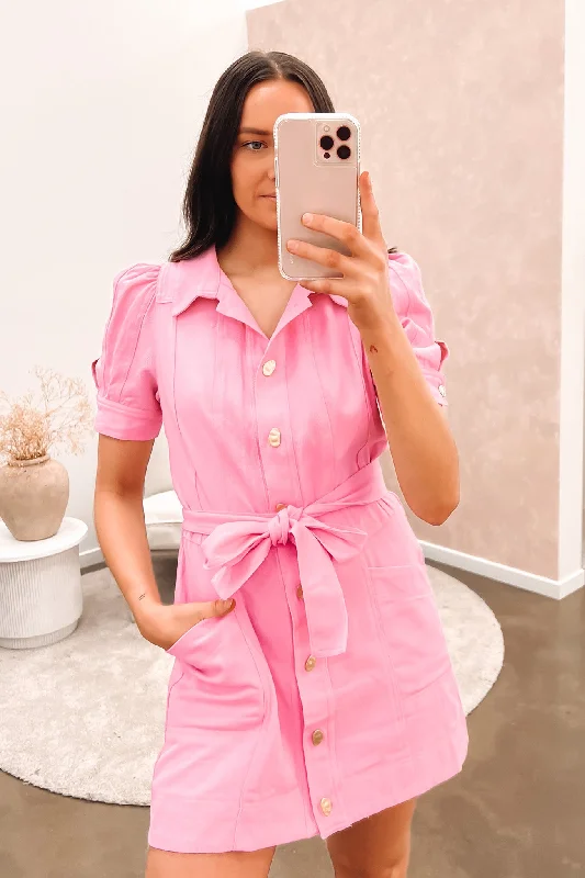 Nova Mini Dress Pink