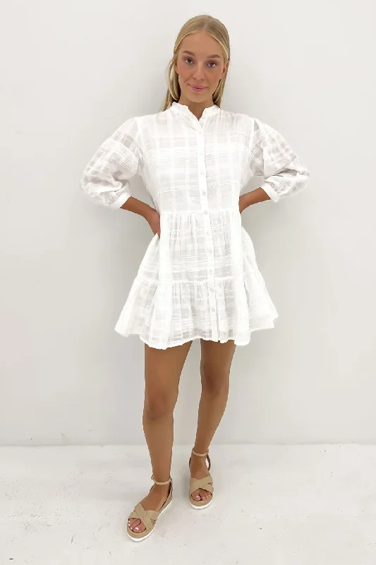 Parker Mini Dress White