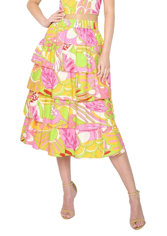 Wrenlee Skirt In Tropicana