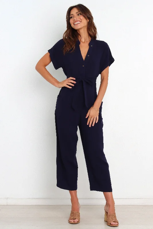 Archie Jumpsuit - Navy