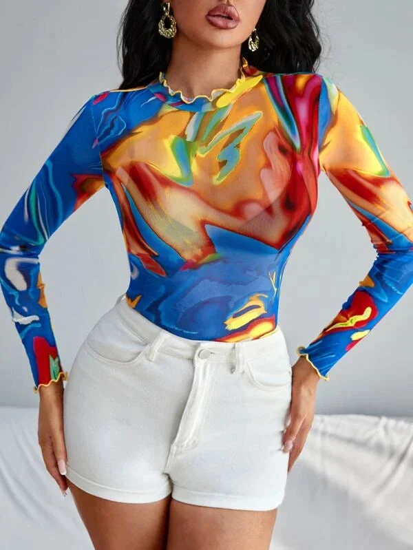 artistic-multi-color-mesh-top