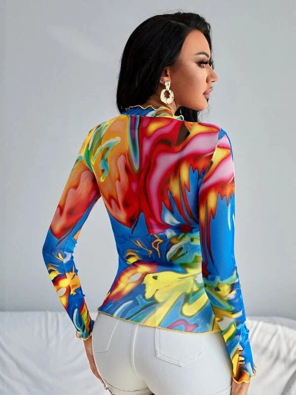 artistic-multi-color-mesh-top