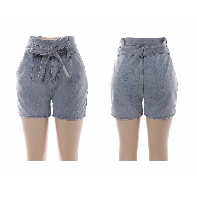 belted-high-waist-wash-denim-shorts