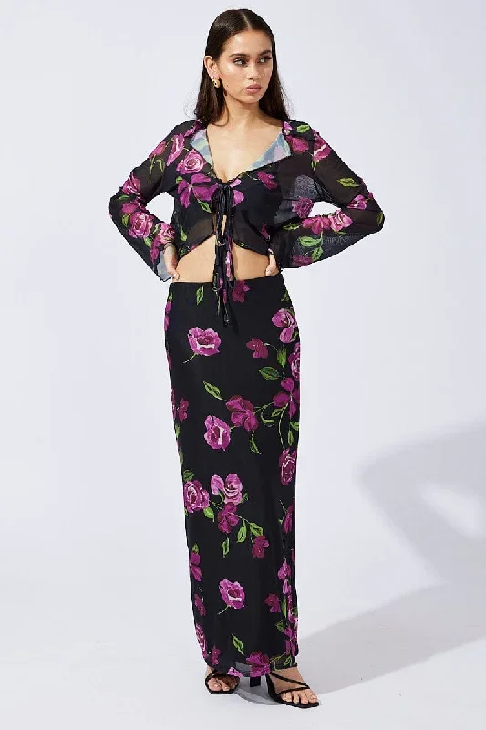 black-floral-maxi-skirt-high-rise-mesh-sl2915fx-84p-1