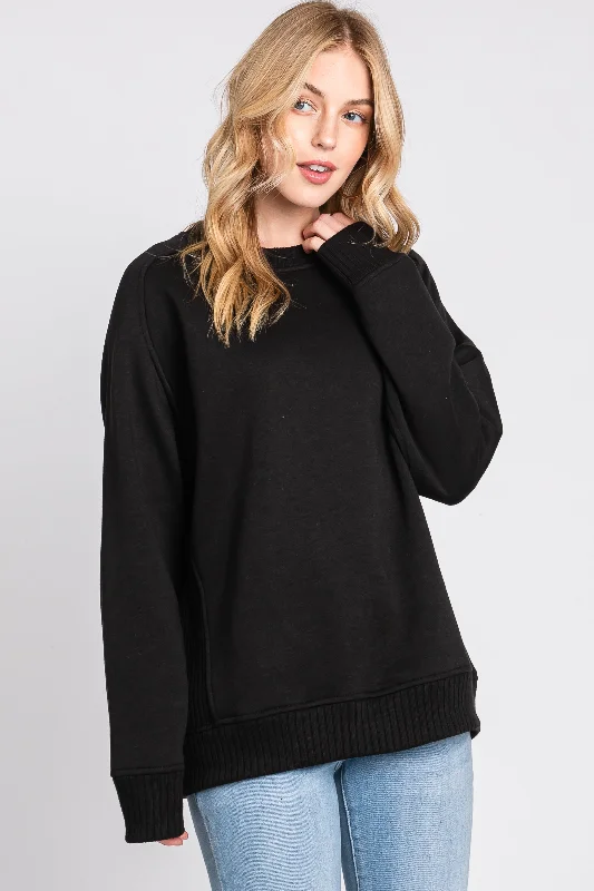 black-pullover-maternity-terry-crewneck