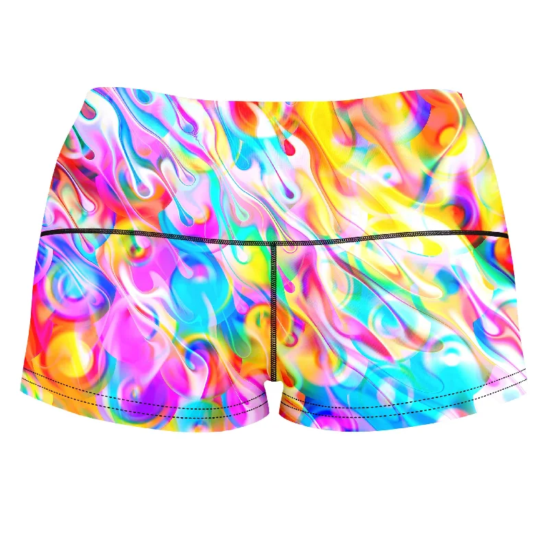 blissful-drip-high-waisted-womens-shorts