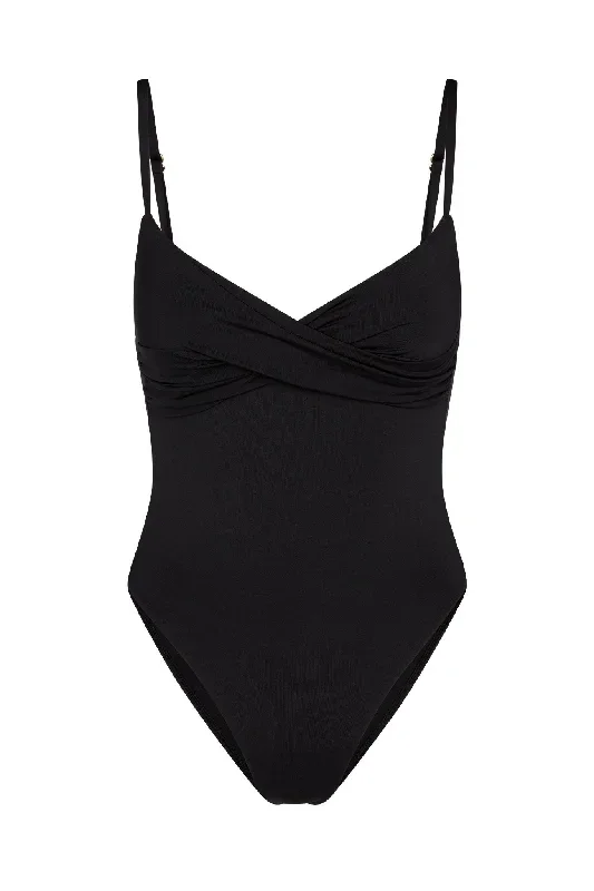 Bordeaux One Piece - Black