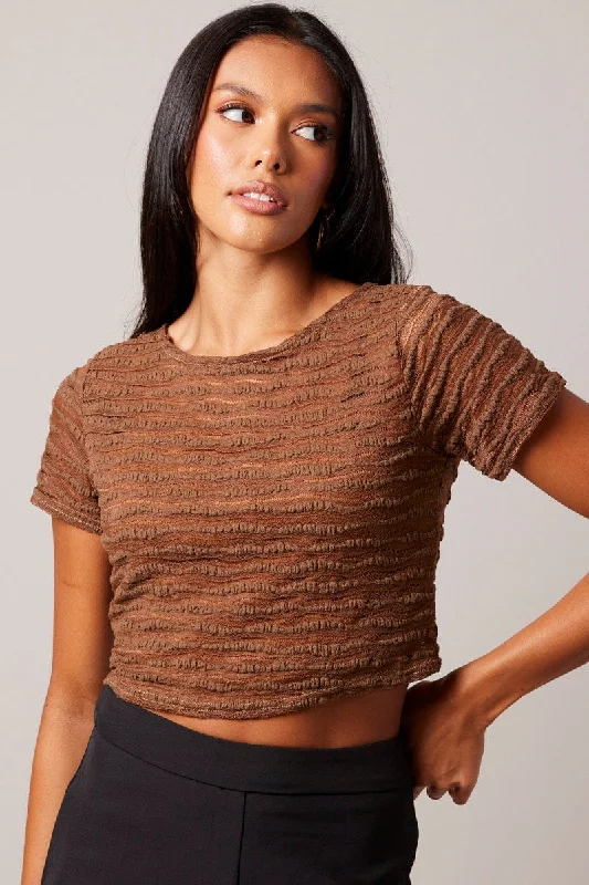 brown-crop-top-short-sleeve-textured-jc1955x-84wb-1