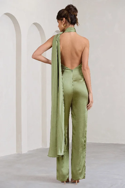 cascada-olive-green-satin-wide-leg-jumpsuit-with-statement-scarf-neck-cl129381113