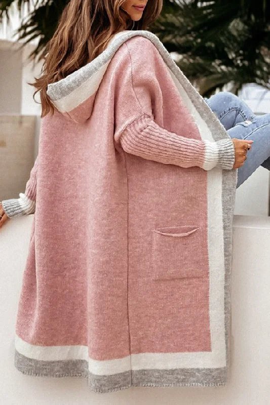 casual-pocket-hooded-long-cardigan