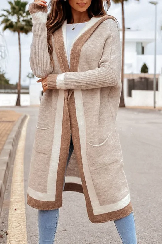 casual-pocket-hooded-long-cardigan