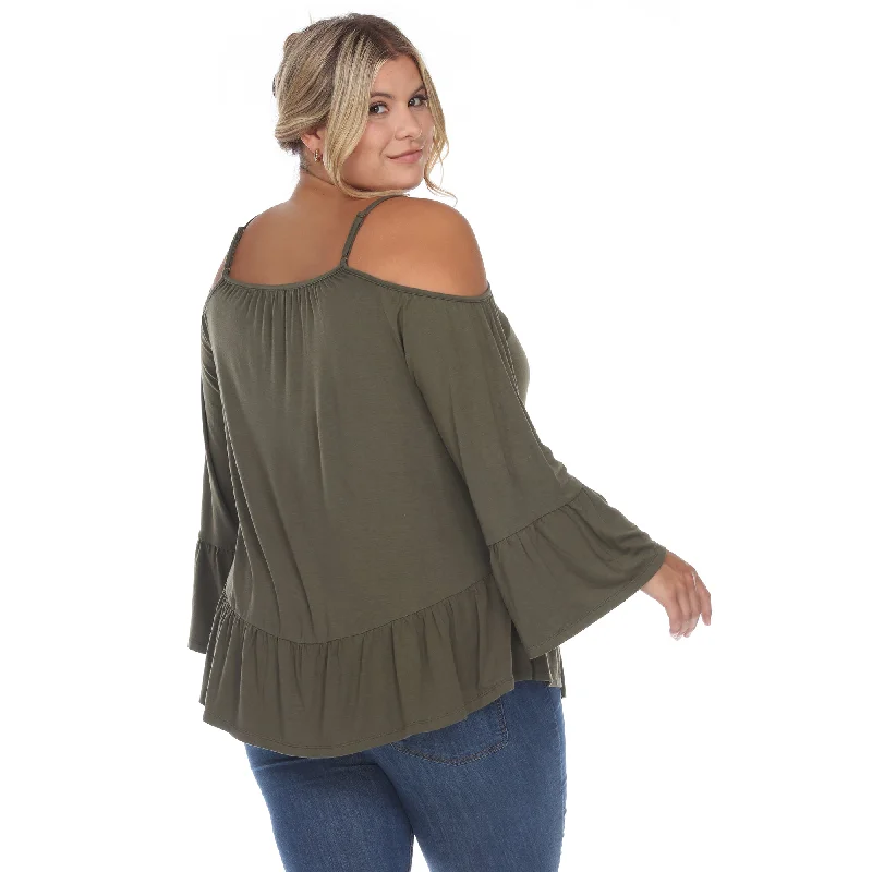 cold-shoulder-ruffle-sleeve-top-plus