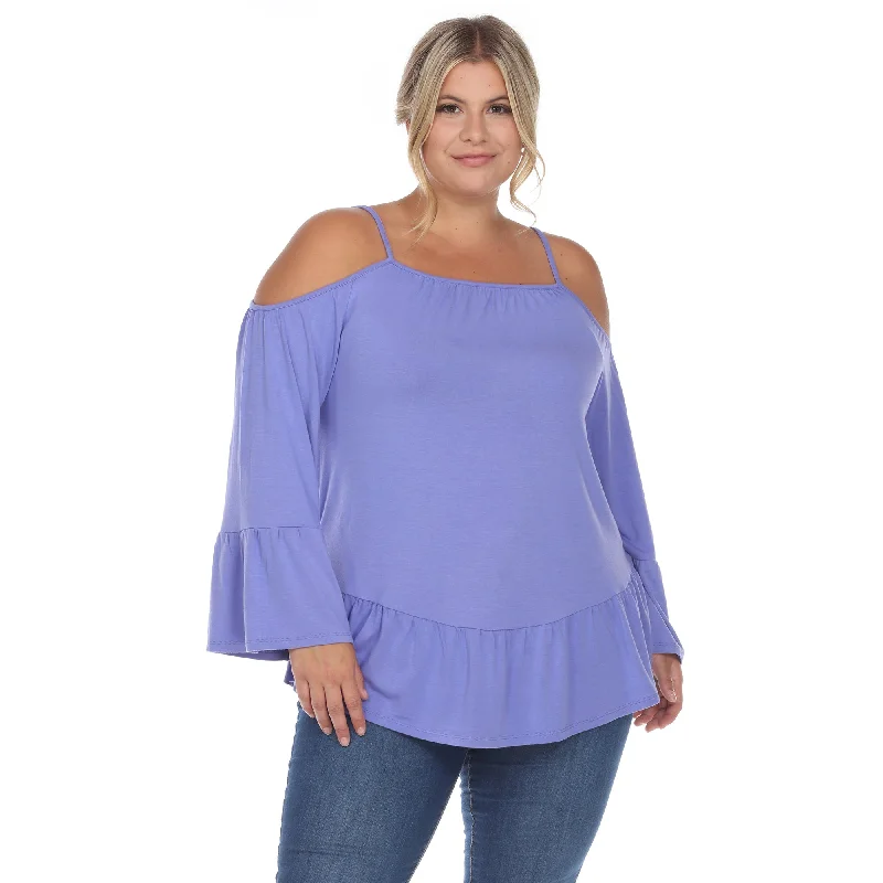 cold-shoulder-ruffle-sleeve-top-plus