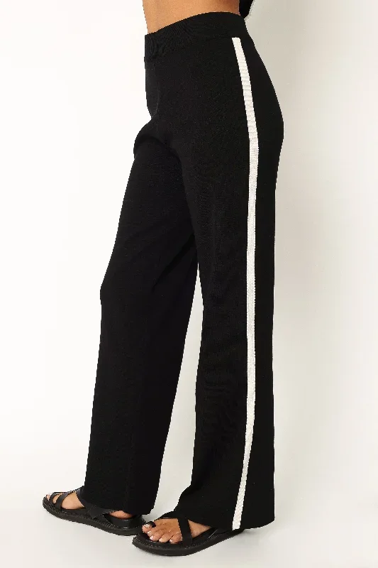 Collins Knit Pant - Black