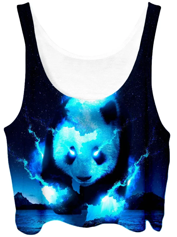 Cosmic Panda Crop Top