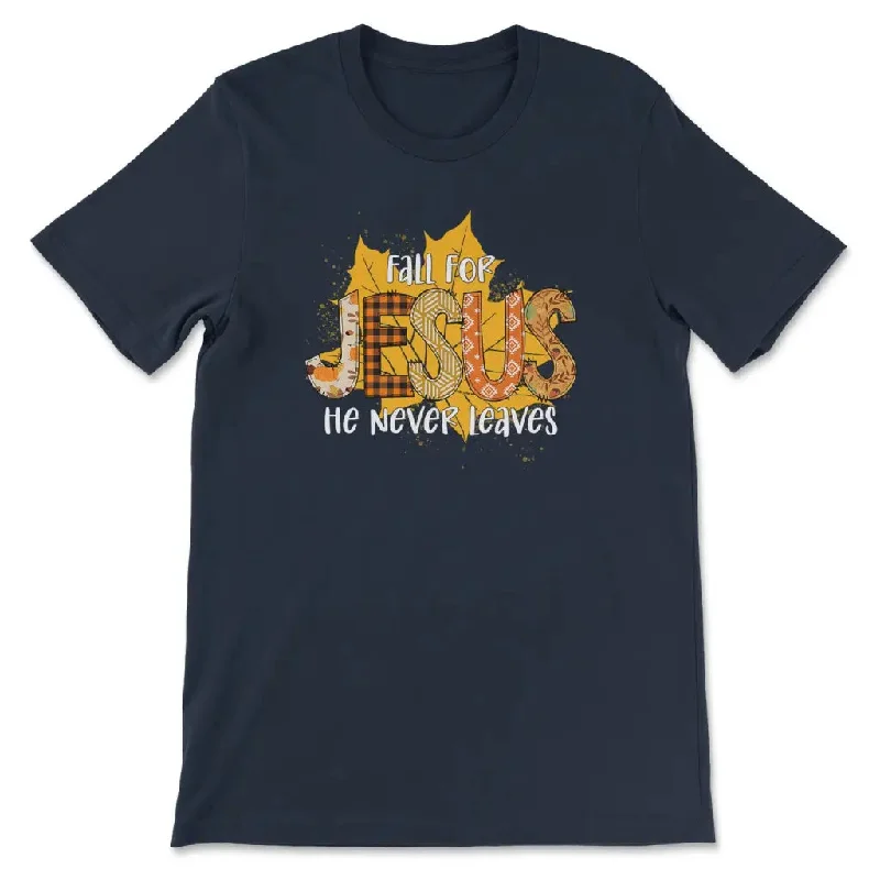 fall-for-jesus-he-never-leaves-autumn-leaf-women-s-t-shirt