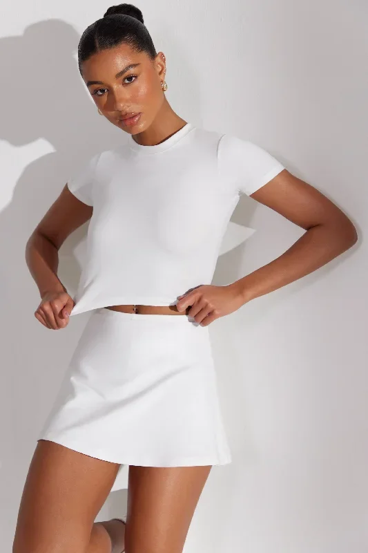 foundation-a-line-mini-skort-white