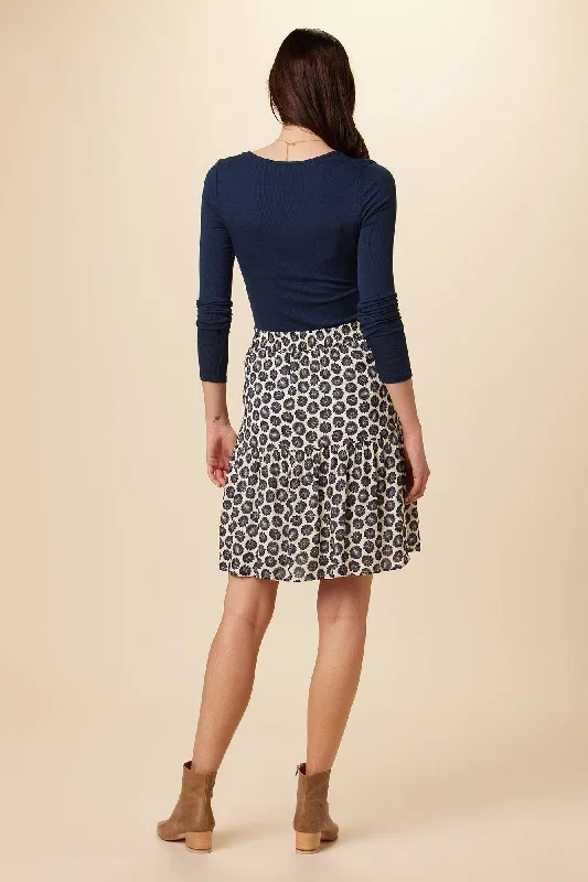 francesca-ecovero-skirt-calico-navy