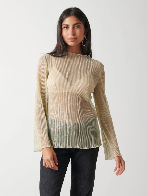 fraser-sheer-plisse-top-gold