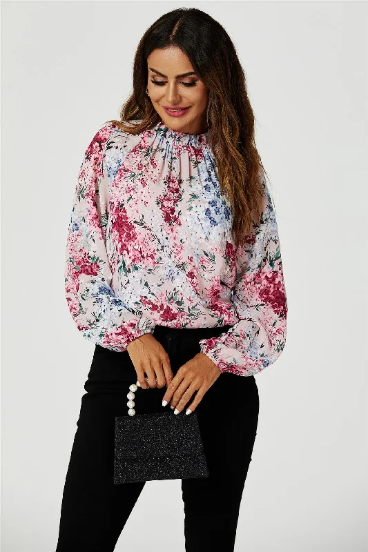 fs-collection-floral-print-long-sleeve-frill-high-neck-top-in-pink