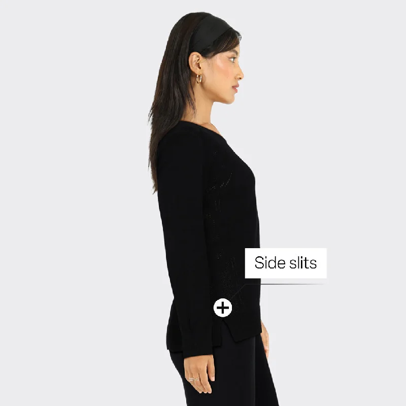 full-sleeve-cotton-sweatshirt-with-round-neck-and-side-slits