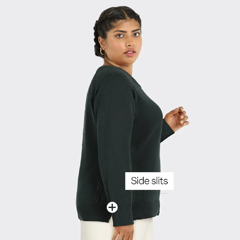 full-sleeve-cotton-sweatshirt-with-round-neck-and-side-slits