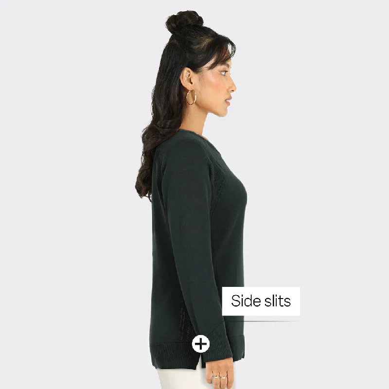 full-sleeve-cotton-sweatshirt-with-round-neck-and-side-slits