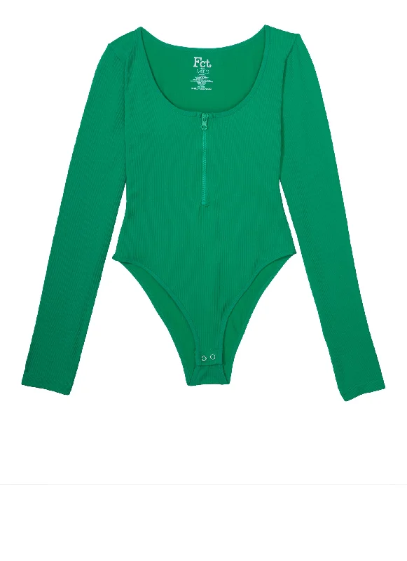 green-half-zip-scoop-neck-long-sleeve-bodysuit-3405075176633